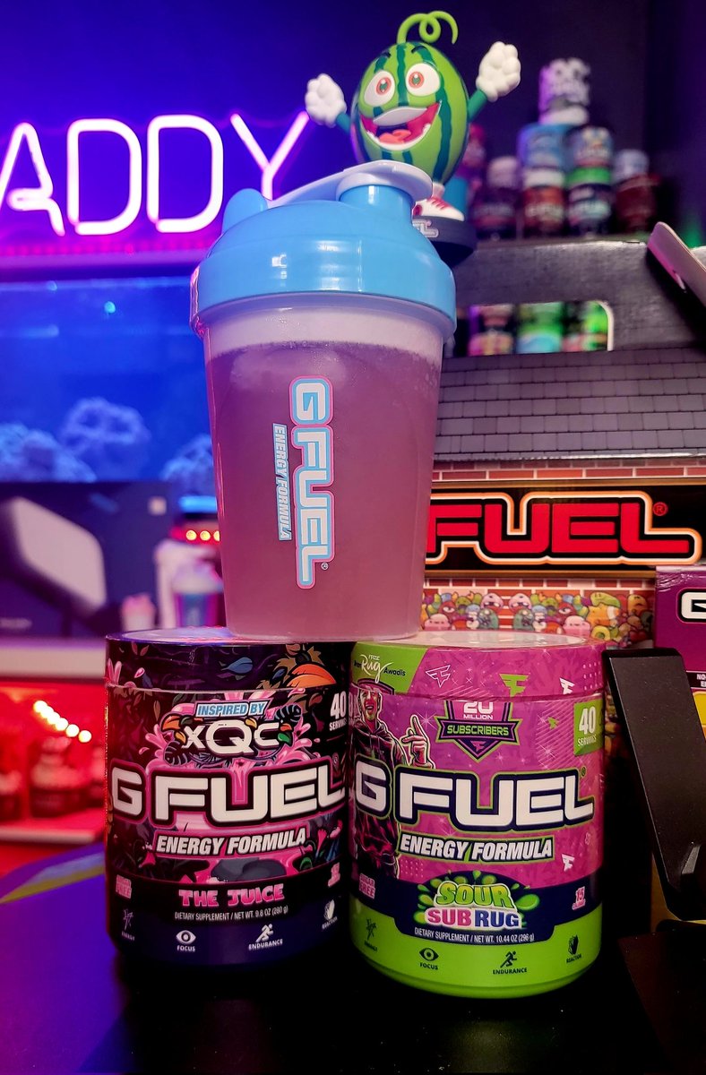 LaDDyTTV's tweet photo. The @GFuelEnergy #Wolfpack mix of the day brought to you by the stream choice!
@xQc The Juice X Sour Chug Rug
Rating: 7.5 / 10
#gfuel #needcodeladdy https://t.co/4IK2C0fCZk