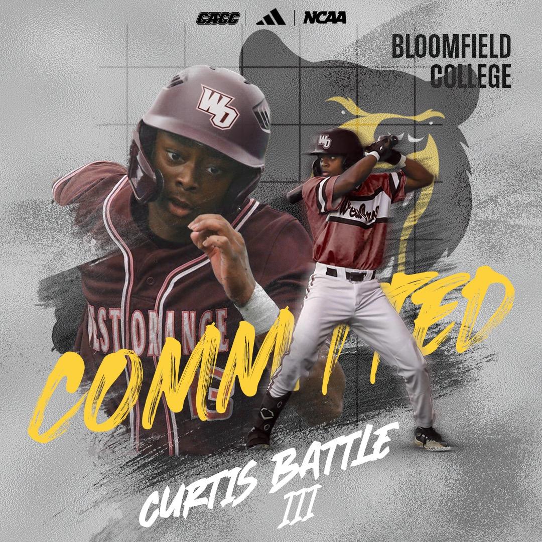 CurtisBattle12's tweet photo. I'm excited  to announce my commitment to Bloomfield College of Montclair State University. 
I want to thank everyone who helped and supported me through this process. GO BEARS!
@PitchCoachJack, @CoachHarrisNCSA 
@LIBEXPOS https://t.co/0ViDap69li