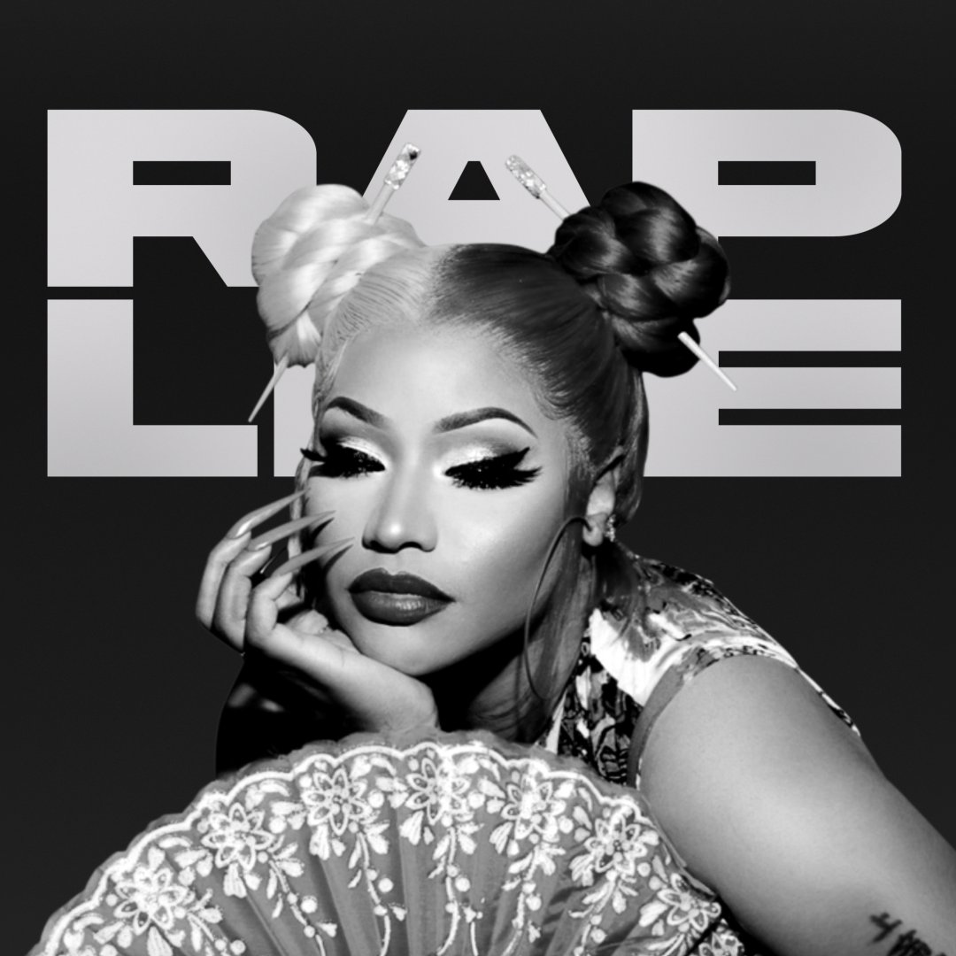 AppleMusic's tweet photo. .@NICKIMINAJ takes center stage on #RapLife with #RedRubyDaSleeze. 👑 https://t.co/woCDGW10TK https://t.co/mABQKpJ4jl