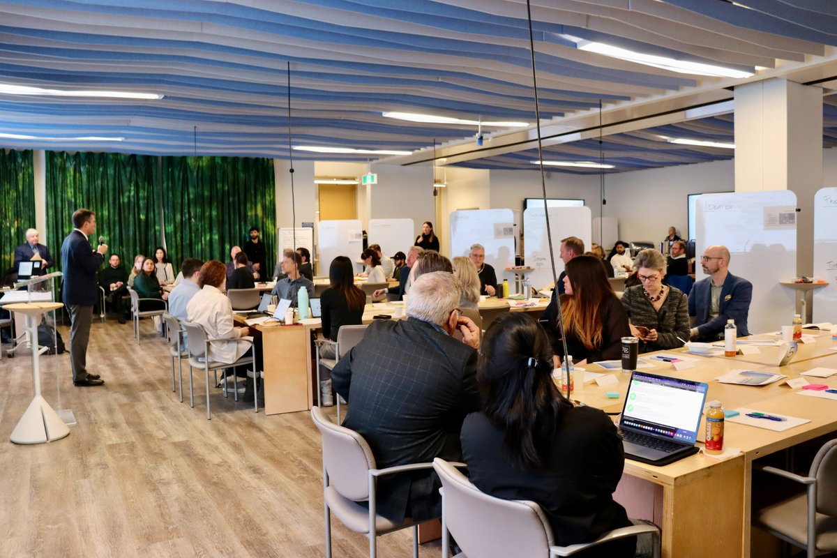 Big ideas from this morning’s Net Zero Buildings Forum, hosted by <a href="/RBC/">RBC</a>, and <a href="/brookfield_si/">Brookfield Sustainability Institute</a> at @GBCollege. Canada’s building sector can accelerate emissions cuts — if we think differently about technologies, regulations and how we put roofs over our heads.