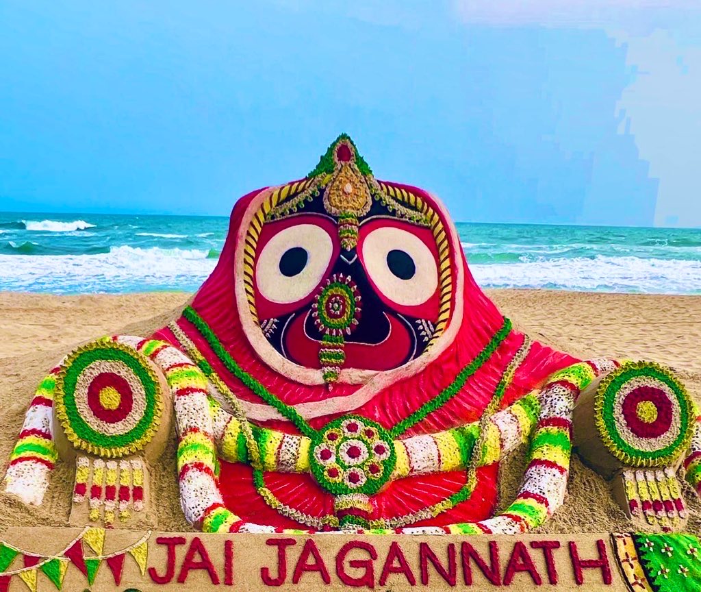sudarsansand's tweet photo. Jai Jagannath…🙏 https://t.co/Cs3F4qMSee