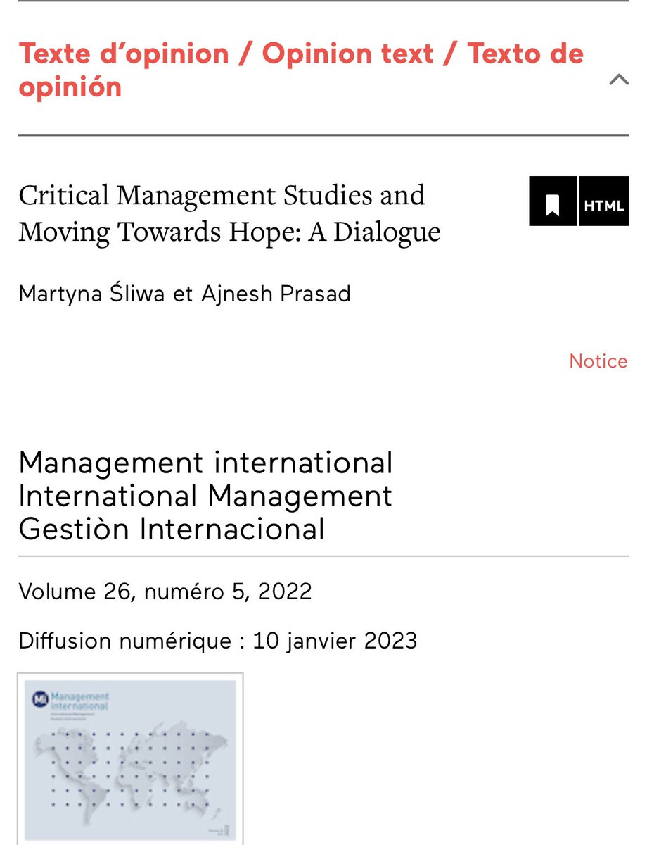 Germainoli's tweet photo. Les écoles de gestion : entre critique, résistance et transformation

Business schools: Between criticism, resistance and change

Notre numéro thématique de Management international est en ligne. 

https://t.co/ydgpsNYUl7 https://t.co/qMDKFcHh94