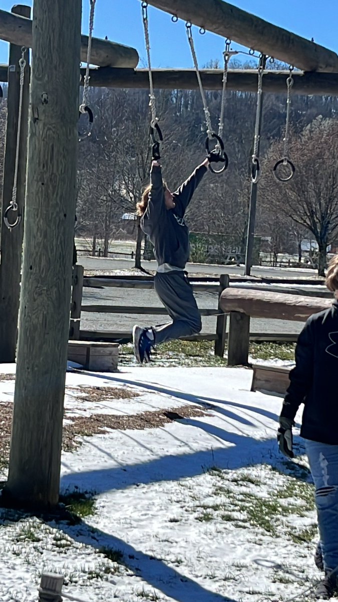 LeviKoonce2026's tweet photo. Did an obstacle course and five different zip lines in the Blue Ridge Mountains in North Carolina this morning. Decent workout. And also freezing cold. But fun.
#notscaredofheights https://t.co/2yTYGitCy4