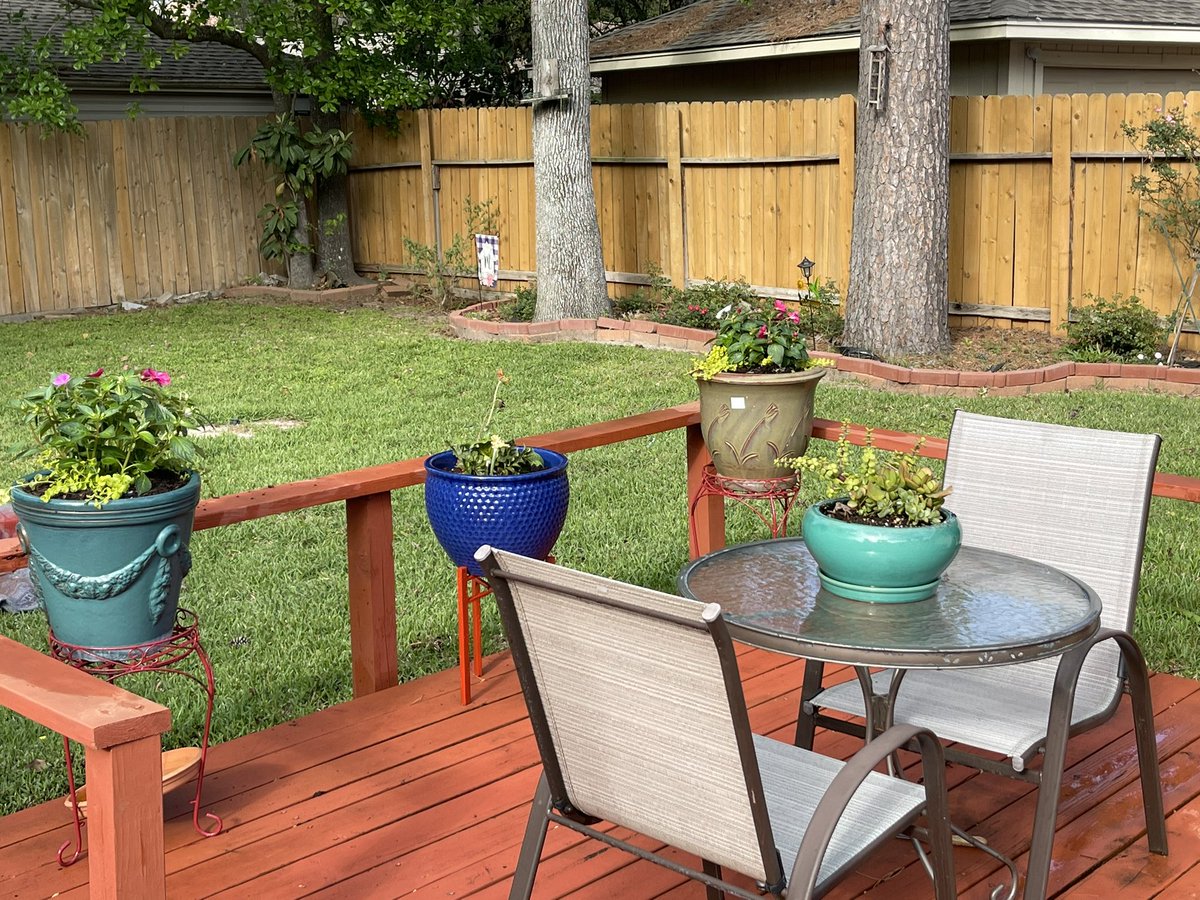 Doing what I love working in my yard!! #AldineSpringBreak23