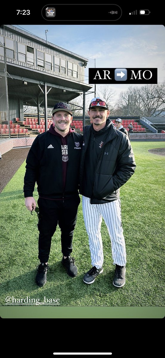 Former Bisons on to the next level. 
Love ya brother <a href="/NoCompHarrison/">Harrison Heffley</a> <a href="/Harding_Base/">Harding Baseball</a>