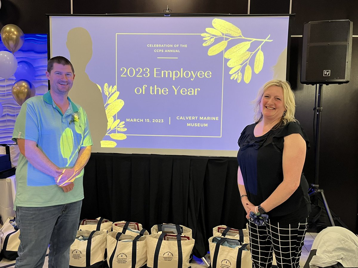 Congratulations to CES Teacher of Year, DJ Jackson, and Support Person of the Year, Penny Clark!