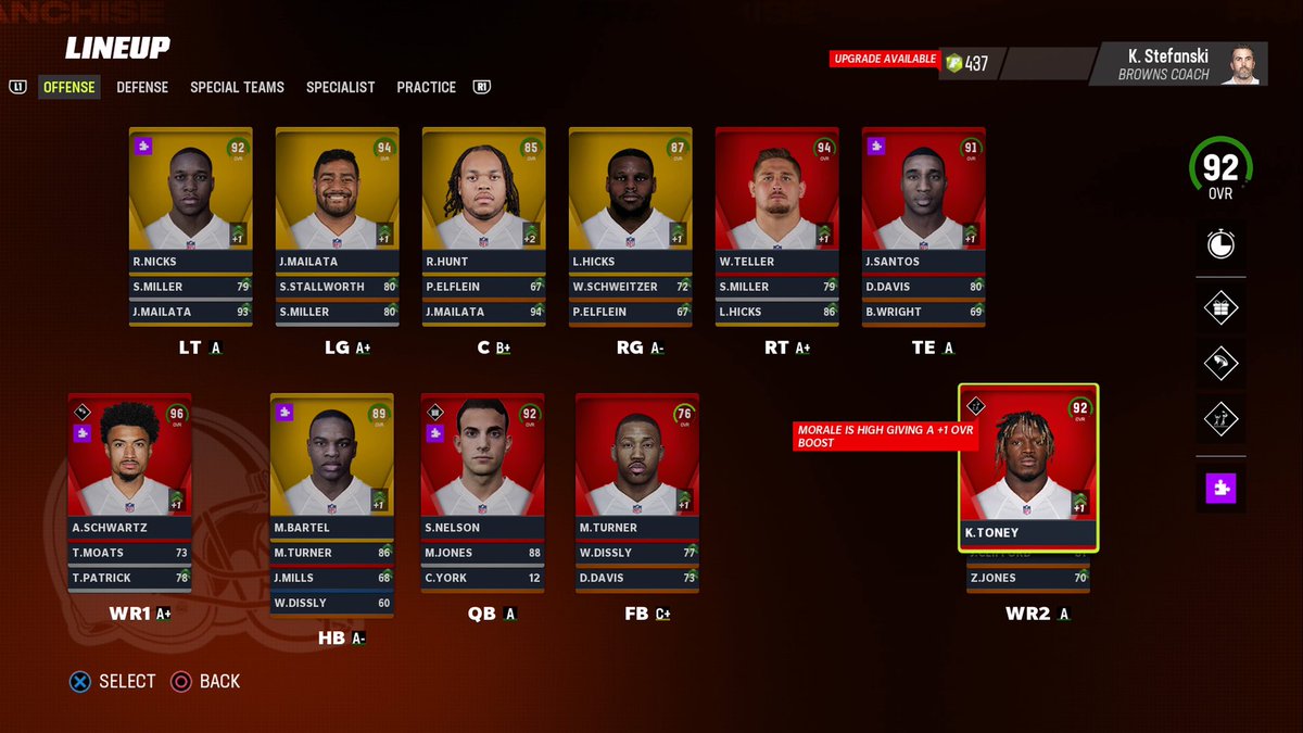 Voodoo_NECF27's tweet photo. These Browns were, in fact, poised to defend their title. Let’s not ruin a good tradition.
The #SeasonLXXIII Cleveland Browns look poised to defend their title (x2). #NEFLKickoff https://t.co/OhXjAtVZzM