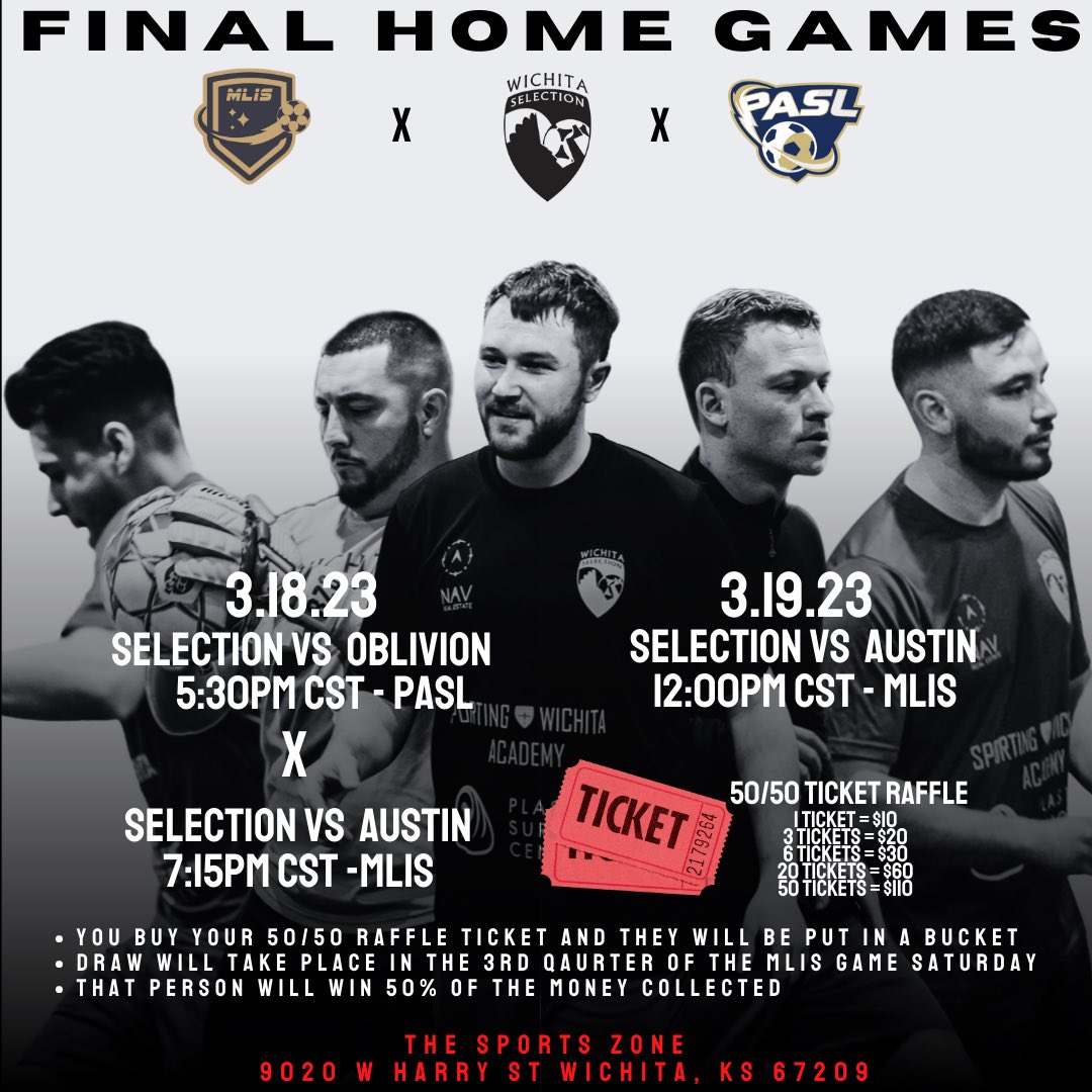 3 DAYS AWAY! 
#ForTheHomeTown 

3.18.23
⏰- PASL(Semi-Pro) Kick-Off @5:30PM 
 MLIS(Pro) Kick-Off @7:15PM 
 (Doors Open at 5:00PM) 

3.19.23
MLIS(Pro) Kick-Off <a href="/12/">$</a>:00PM
(Doors Open at 11:30AM)