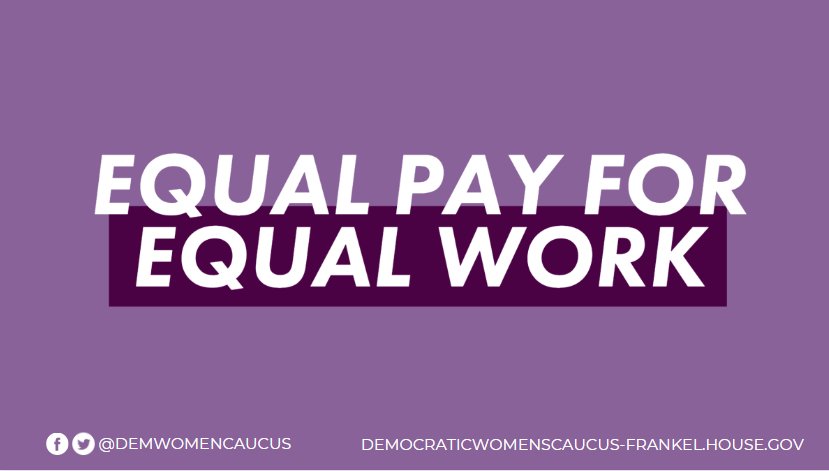 This week we passed the point in the year where the average woman must work into the next year to earn the same as the average man.

I'll always stand with the <a href="/DemWomenCaucus/">Democratic Women's Caucus</a> to fight for #EqualPay.

#EqualPayDay