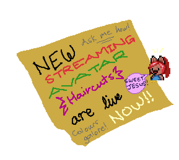 windfallapples's tweet photo. oh also this
#catgirls #pixelart #streamingavatars https://t.co/9fRtvJ5dWh