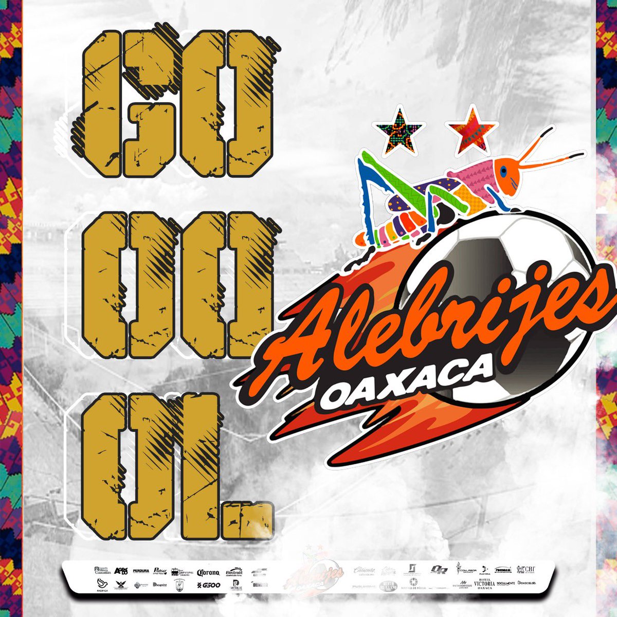 AlebrijesOaxaca's tweet photo. #ALEvsLEO ⏰2T

54'| G⚽️⚽️⚽️⚽️⚽️L de #Alebrijes🦗 @charol_reyes anota el 2-1 de cabeza 

#JuntosXLaTercera⭐️⭐️🏆
#AlebrijesEsOaxaca💚🖤🧡 https://t.co/sjTXsMZ8p9