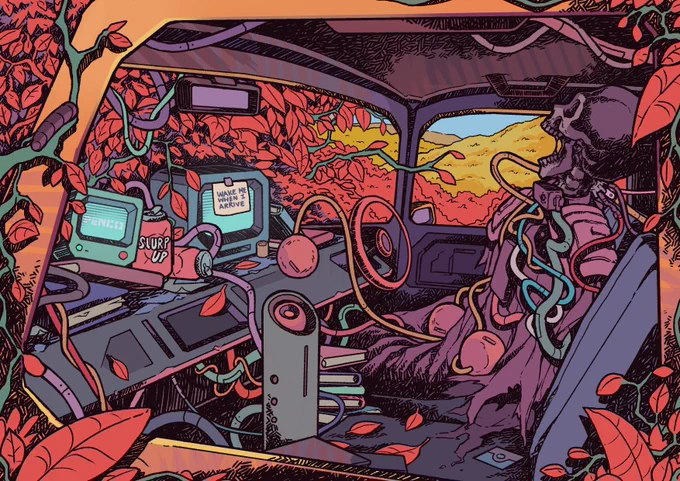 I actually have no idea, hope it would be my webcomic  but i think it might be my old 'skull' 2019-2020 phasegot some good freelance gigs from these.  