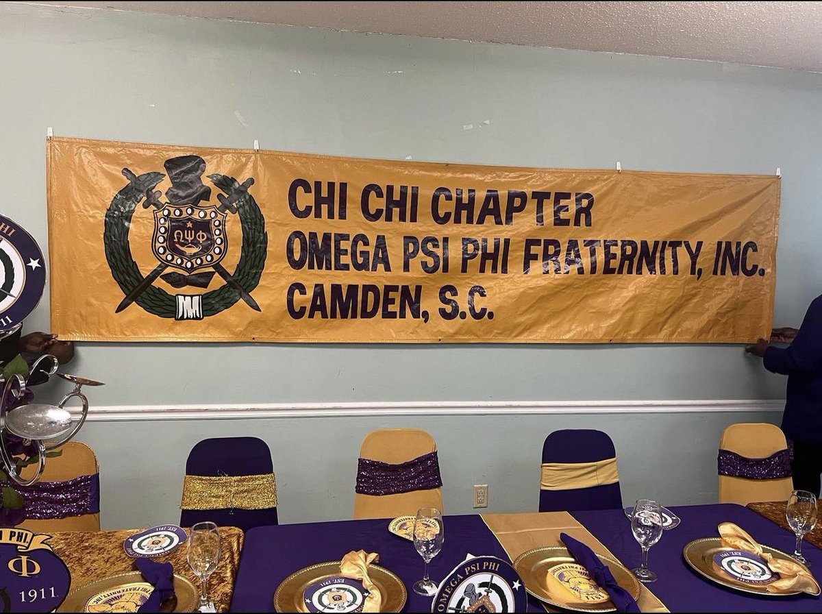ChiChiOPPF's tweet photo. Chi Chi Chapter Charter Day Rededication Ceremony. Such an honor to have the Mighty 6th District Rep. Brother Al White in the house! BEHOLD how GOOD and how pleasant it is for brethren to dwell together in unity. #KershawCountyQues #OmegaPsiPhi #Mighty6D #ChiChiChapter #RQQ https://t.co/zwpqPkR5aj