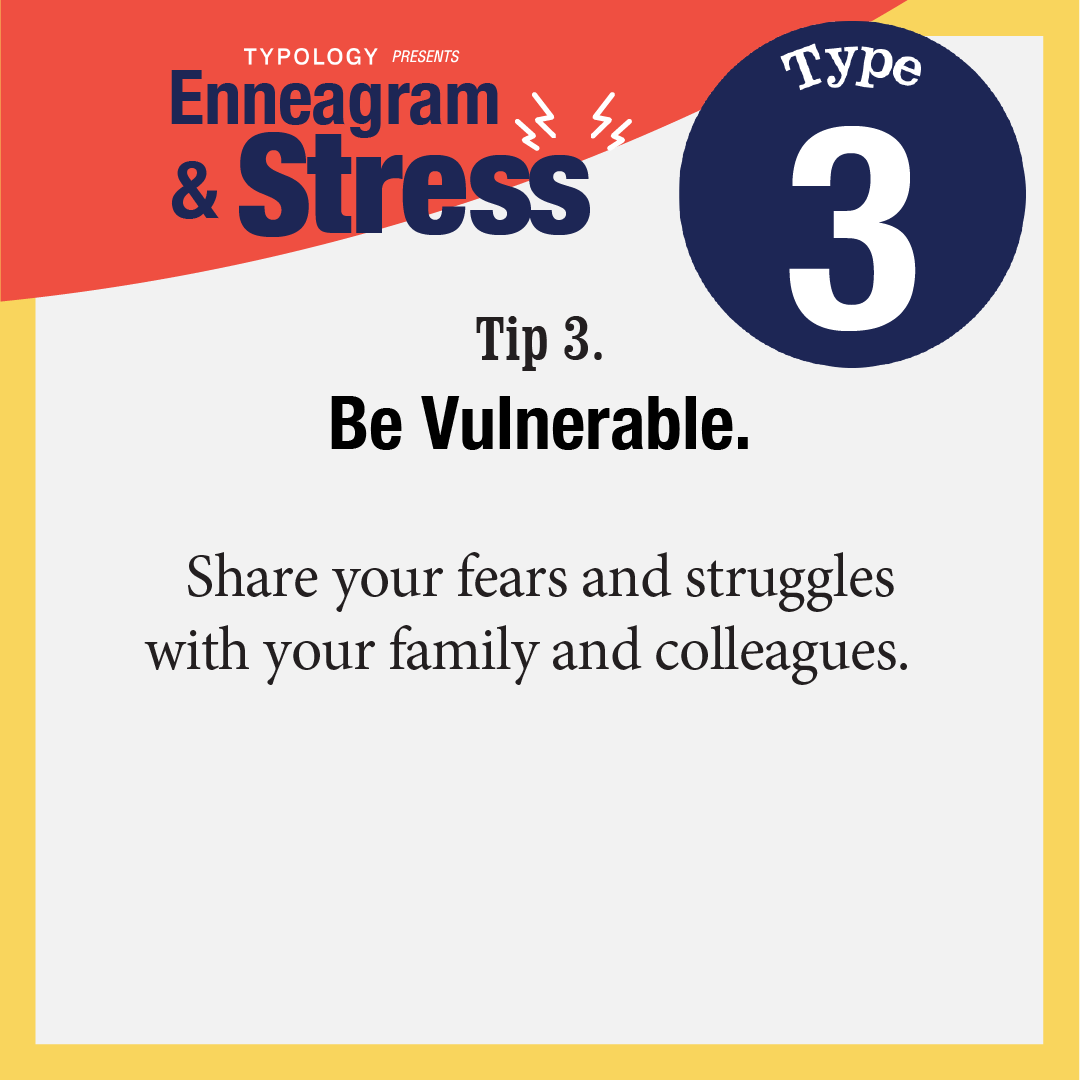 ianmorgancron's tweet image. Stress is a universal experience but depending on your Enneagram type, the way it shows up in your life may look different from someone else's. 

#Type3, take the tip you need for today. Follow along as we share tips for each Enneagram type.