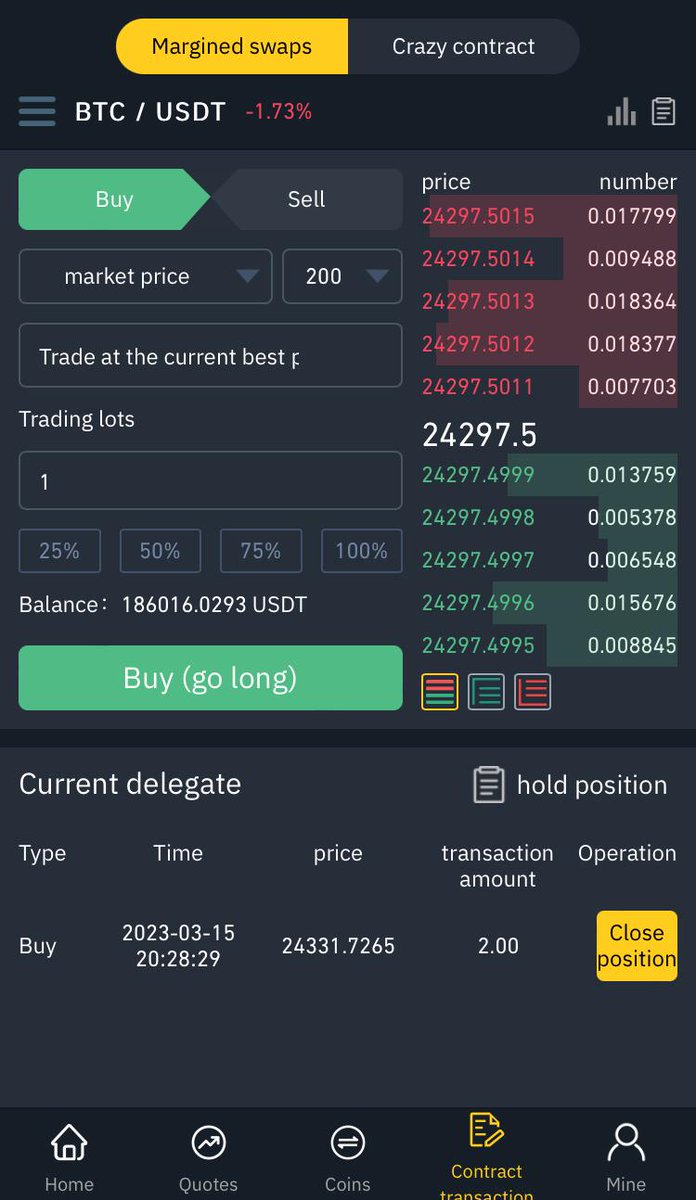 Ana1987849's tweet photo. Hope tomorrow when I wake up it's profitable🥱🥱 https://t.co/V1xLdy2sb2