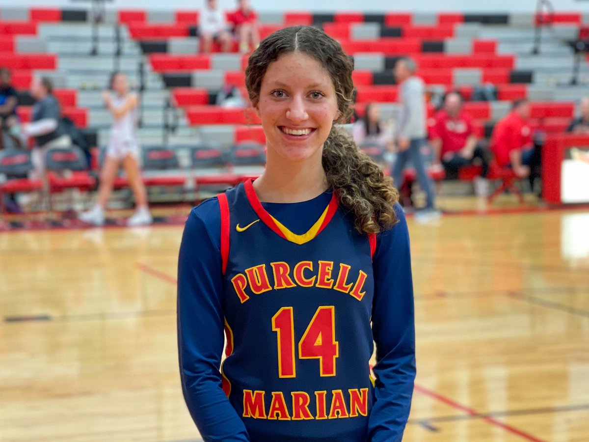 PMCavs_GBB's tweet photo. Nicohl played her last game in a Purcell Marian jersey tonight at the District 16 All-Star game! 

Once a Cavalier, Always a Cavalier! We can’t wait to see what you do next! ⚔️

#Together #OnwardCavs #DWWD #TEACH https://t.co/sMH8sa4MzM