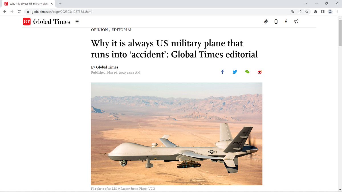 DanGarrett97's tweet photo. If you don't understand #Putin did #Xi a solid in forcing down a #US recce #drone you evidently haven't been paying attention, or understand how the #Kremlin-#CPC/#CCP #graywar game is played... https://t.co/3vhQCa5Z8V
