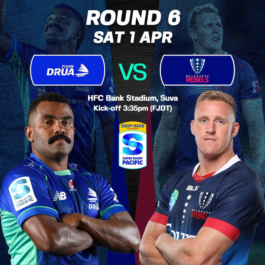 LamiKava's tweet photo. Ticket Prices for @Fijian_Drua vs Melbourne Rebels: 
Grass (seawall) -$20
Grass (Laucala Bay) - $35 Adults, $20 Kids 
Concrete - $45 
Silver (sides of main grandstand)- $100 
Gold (main grandstand)- $120 
Platinum - $180

1/4/23 

We'll see you there!

#DruaNation 
#Kava_N_Rugby https://t.co/xAtHNZcd8l