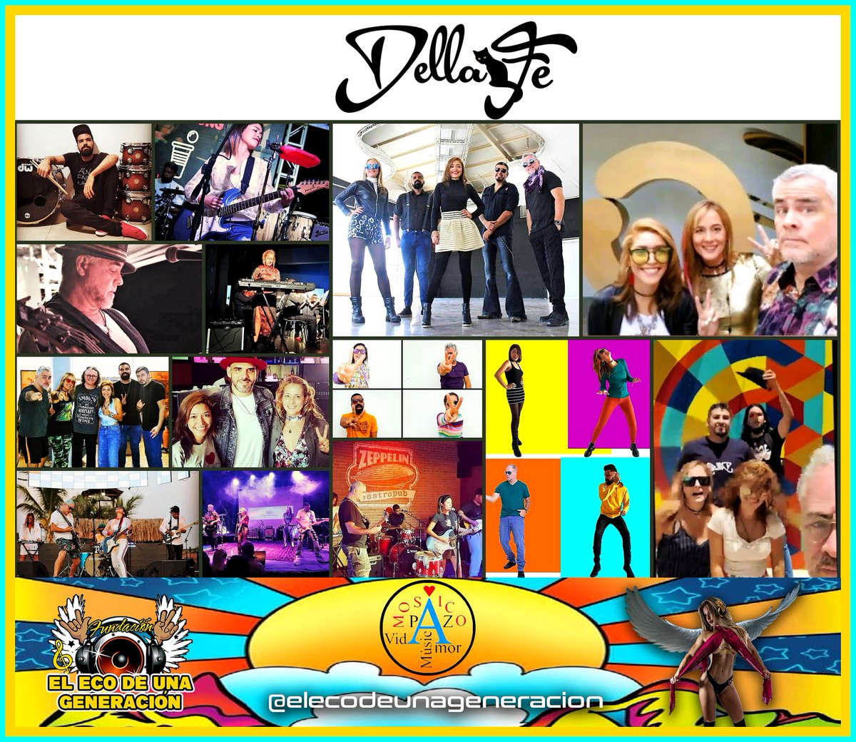 ELECODEUNAGENER's tweet photo. Actualmente se encuentran trabajando en lo que será su segunda
producción discográfica.
La Banda cuenta con 5 videos oficiales, disponibles em youtube
Más de 70 shows a nivel Nacional, Festivales vía  streaming por diferentes países.
Voceros de la Fundación “Cantamos por la Paz” https://t.co/uS7xgYekzs