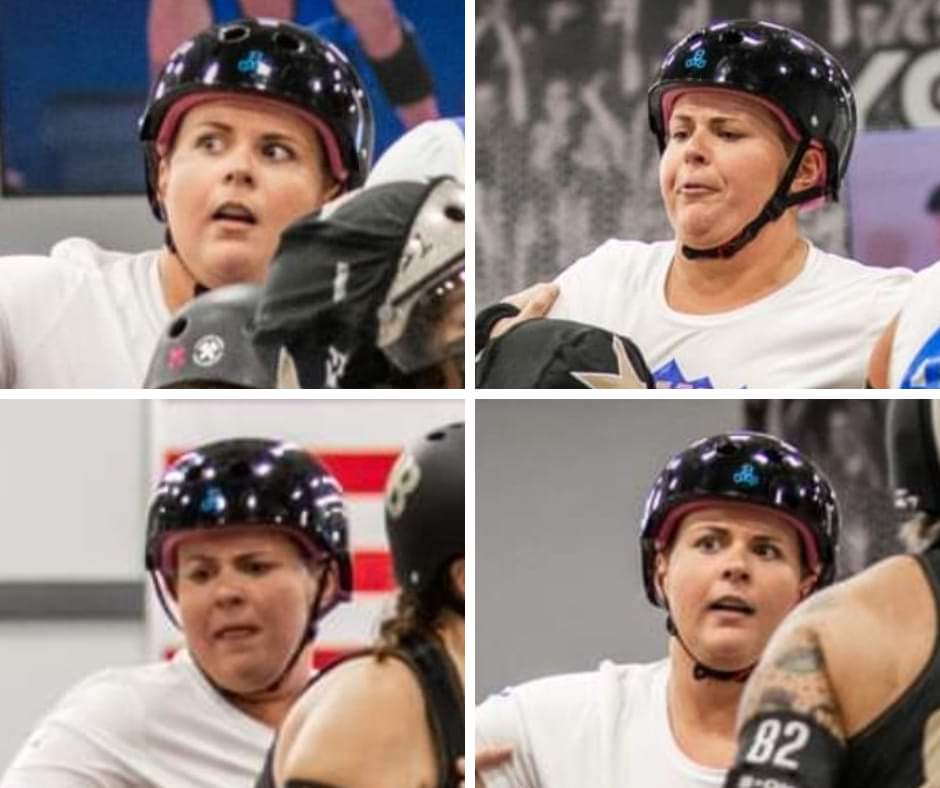 If y'all are trying to find me at #BOTAS this is the face to look for 😂 I've chopped all my hair off so no pink pigtails to locate.