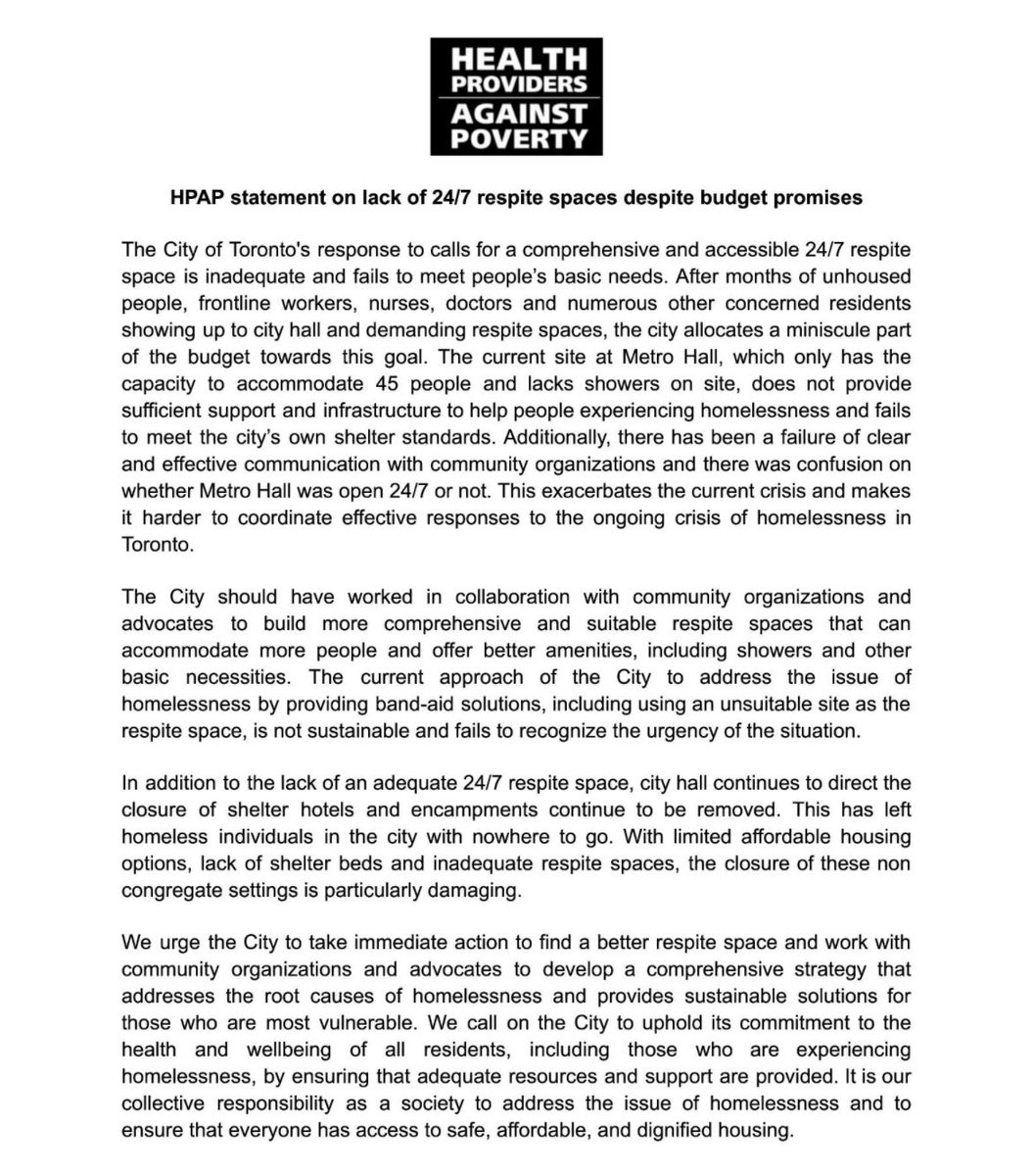 HPAP_Ontario's tweet photo. Over 1600 people supported our open letter to the city council. 

HOLD CITY COUNSEL TO THEIR WORD FOR 24/7 ACCESS TO RESPITE CENTRES!!

Please see our statement below &amp; join us WEDNESDAY MARCH 22 @ 6PM for an emergency PHONE ZAP ⚡️

RSVP: https://t.co/keKnR3WCQX https://t.co/7PCXhxCDSX
