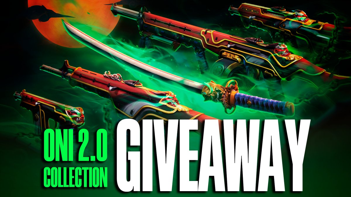 ValorantUpdated's tweet image. Ask and you shall receive, everyone wanted another chance to get the Oni 2.0 Bundle, so thanks to @TheOakHabitat we're doing one more Bundle Giveaway🥳 

To win follow these steps:
1. Follow us and @TheOakHabitat
2. Like and Retweet
3. Tag 2 Friends

The giveaway ends in 5 days!