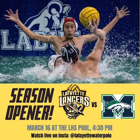 Lafayette Water Polo (@lancers_polo) on Twitter photo First Varsity Boys game of the season tomorrow! Let’s go Lancers! <a href="/LafayetteLancer/">Lafayette Lancers</a> <a href="/MOWaPo/">Missouri Water Polo</a> First Varsity Boys game of the season tomorrow! Let’s go Lancers! <a href="/LafayetteLancer/">Lafayette Lancers</a> <a href="/MOWaPo/">Missouri Water Polo</a>