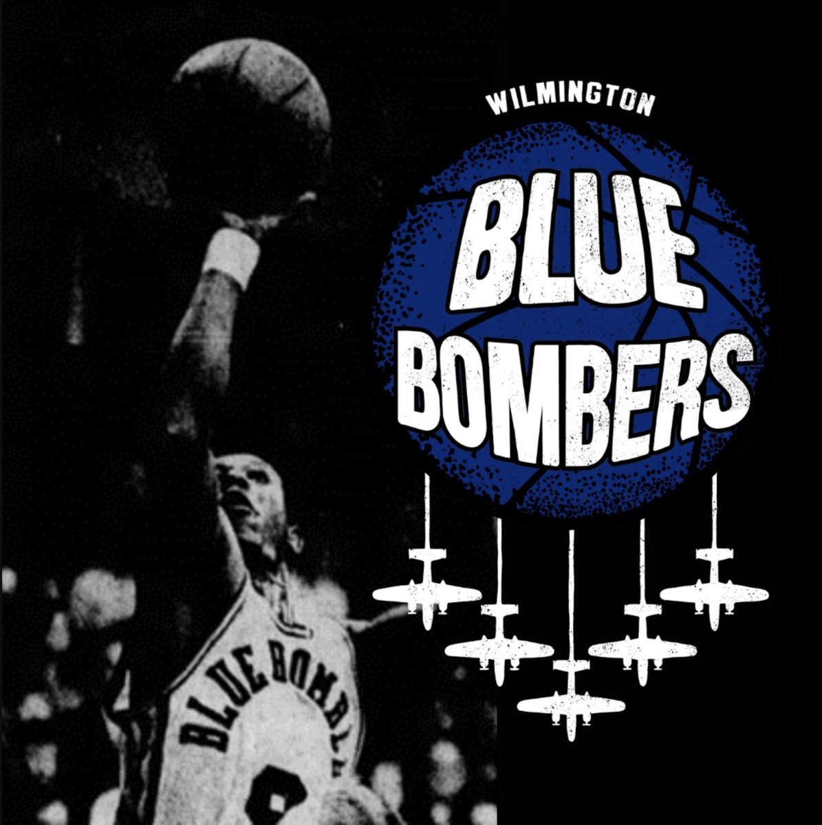 We teamed up with the @blue_coats of the @nbagleague on throwback tees as they pay tribute to the Wilmington Blue Bombers on March 24th. Grab the tees here for a limited time 👉 streakersports.com/search?type=pr… #GetYourCoatsOn