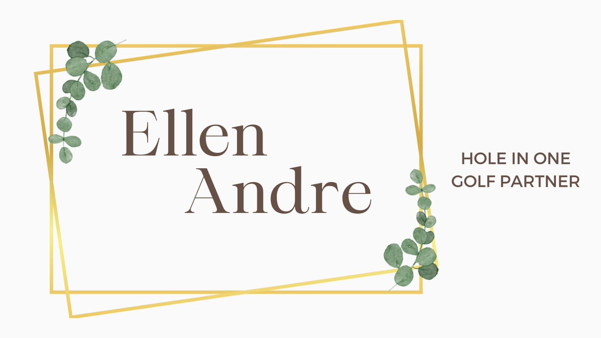 TheMeganHouse's tweet image. We couldn’t do great work without support from #partners like Ellen Andre. Ellen is a "Hole In One" partner for our June Golf Tournament. Thank you!! #GolfPartner #ForeHopeAndRecovery
