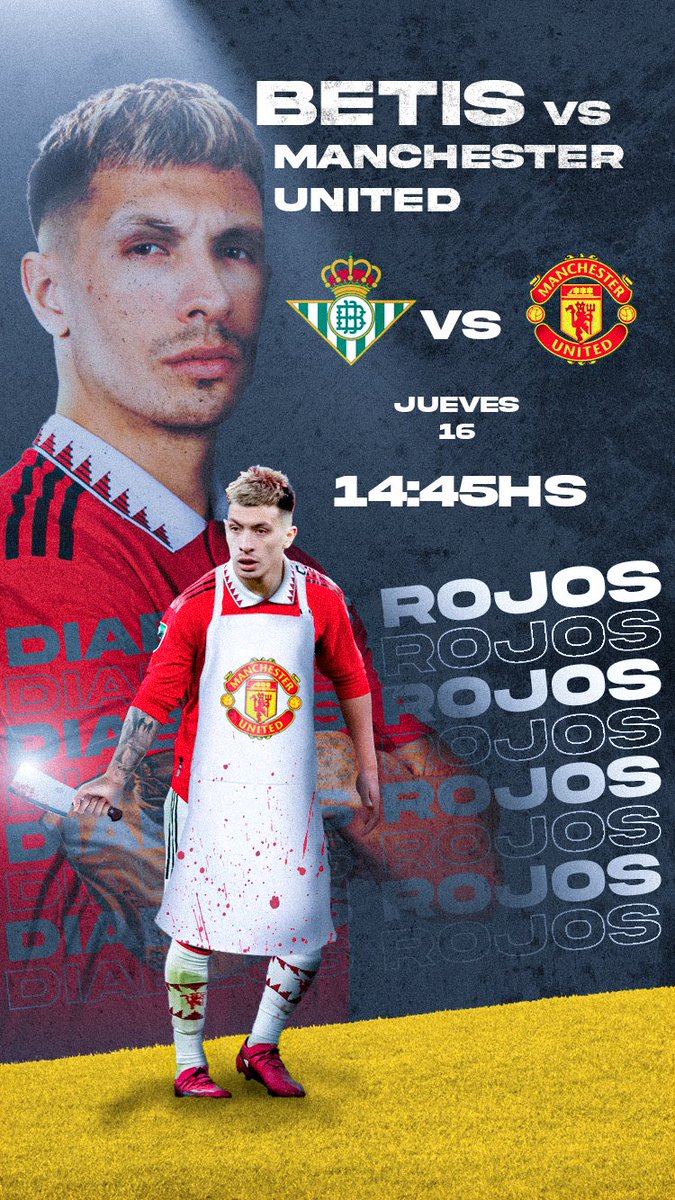Chdesign16's tweet photo. Carnicero 🔪
#lisandromartinez #licha #ManchesterUnited  #EuropaLeague #EuropaLeagueNaESPN https://t.co/qxQsVMPI4l
