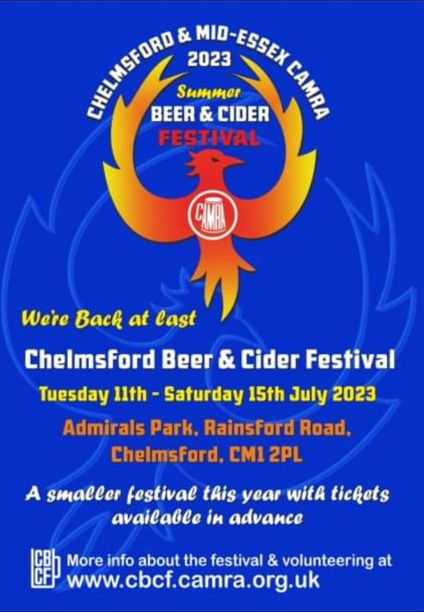 It's back #chelmsford#beer#cider#festival
