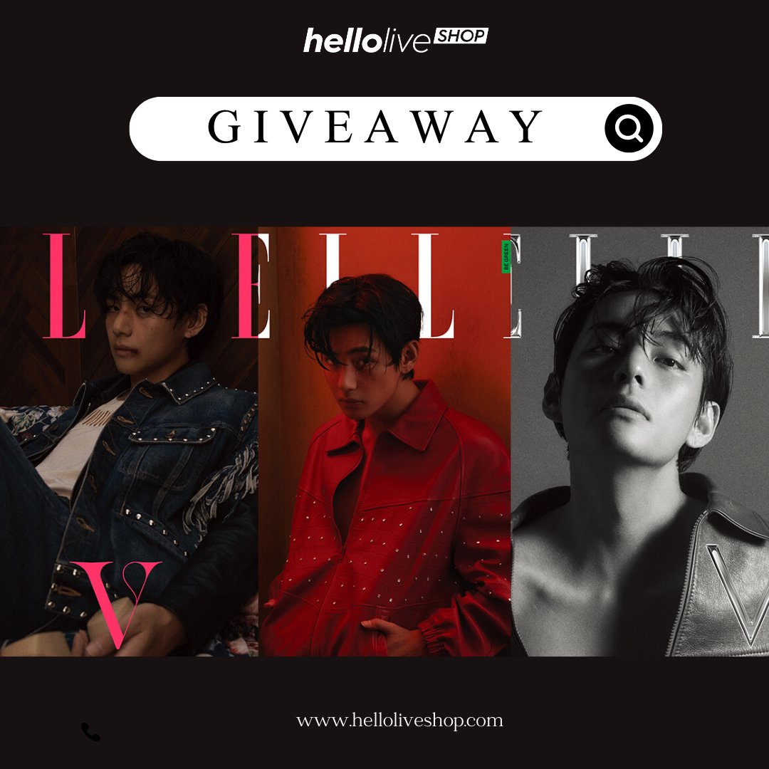 hellolive_shop's tweet photo. 🎤 hellolive SHOP giveaway time

BTS V - ELLE KOREA MAGAZINE 2023 APRIL

📌 Simple Rule
- Worldwide Giveaway
- FREE SHIPPING
- 5 Winners
- Like this post and follow me @hellolive_shop
- Tag your friends

⏰ 23h, Mar https://t.co/FSfQvio399