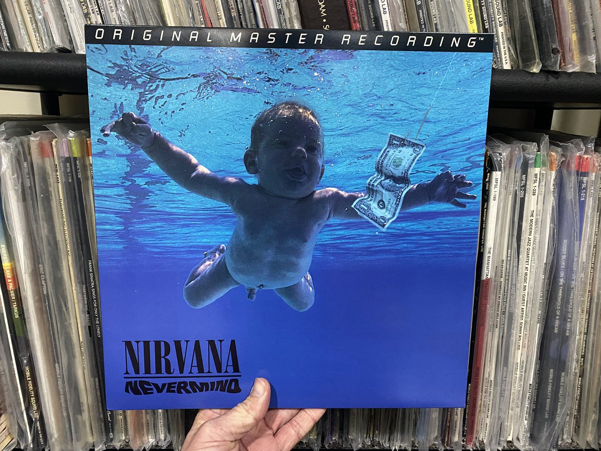 “Nevermind” Us 🤦🏻‍♂️ 

We’re just out checking out a killer collection! Details coming 🔜 

#nevermind #nirvana #mfsl #mfslvinyl #mofi #audiophilevinyl #rarerecords #vinylcommunity #vinyladdict #vinylcollection