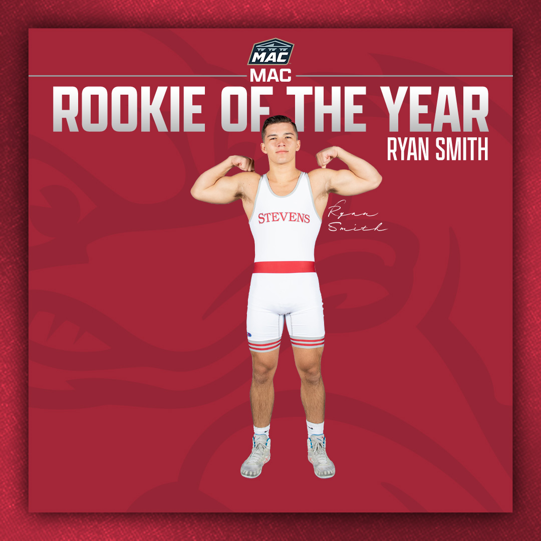 🏆 The Time Is Now🏆

<a href="/DuckWrestling/">Stevens Wrestling</a> 's first-year Ryan Smith has been named MAC Rookie of the year!

📰  ow.ly/Rwei50NjGyX

#AllRise #d3wrestle #MACwrestle
