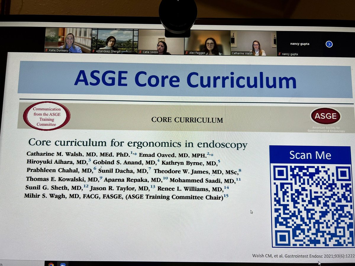 dunleavy_katie's tweet photo. Thank you @FergaGleeson #joannalaw for inviting me to participate in an incredible @ASGEendoscopy #WomeninEndo chat on #Ergonomics #GIFellows
๐๐พ Expert moderator @ShergillMD
๐ฆถ๐ผ#AdvancedGI @CatieVozzoDO
๐คฐ๐ป#Pregnancy @afaggen
๐ฉ๐ฝโ๐ซ #Curriculum implementation @CatharineMWalsh https://t.co/vvO7YGTz37