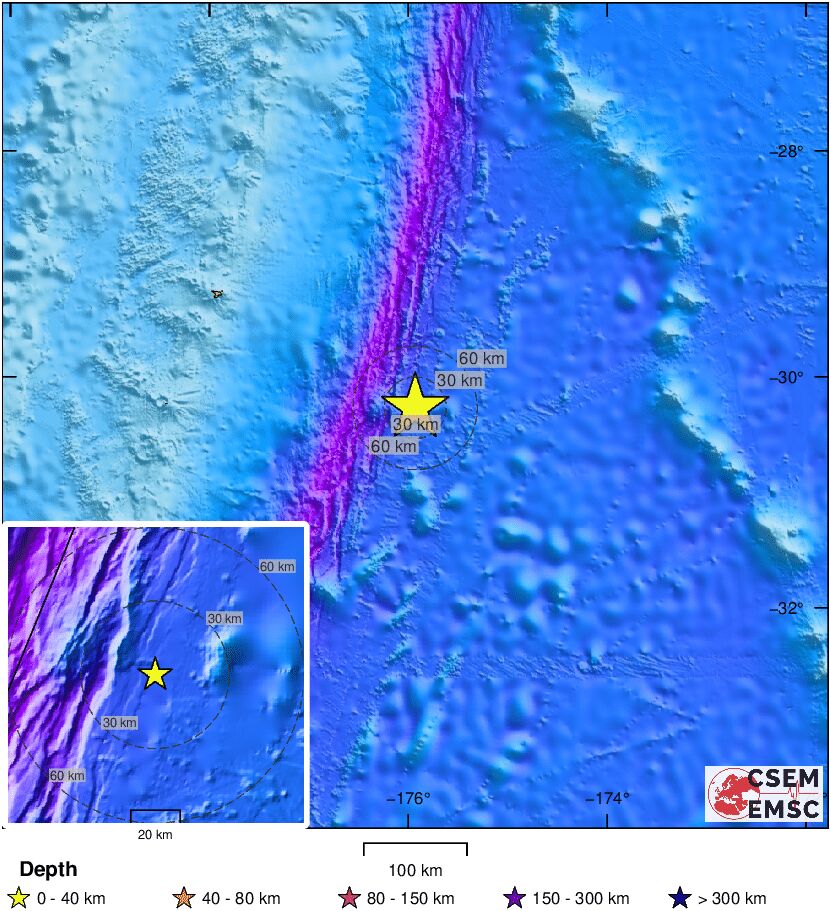 EMSC on Twitter "Earthquake confirmed by seismic data.⚠Preliminary