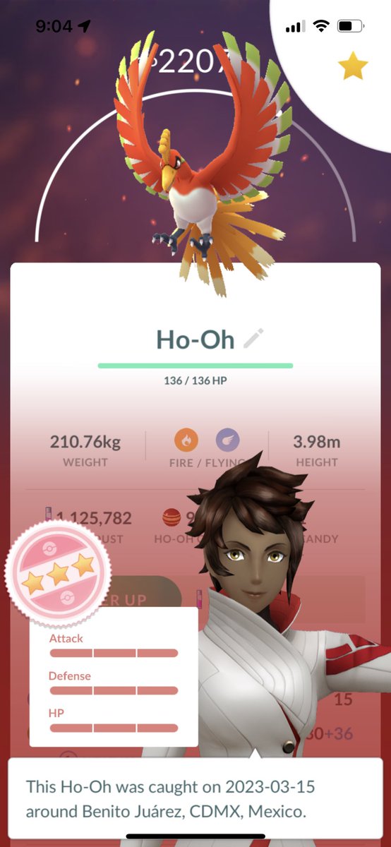 munchlaxmel's tweet image. LETS GO HUNDO-HO-OH!!!!!! 💯
Still trying to get a shiny but this was a nice surprise #pokemongo #pokemonhundo