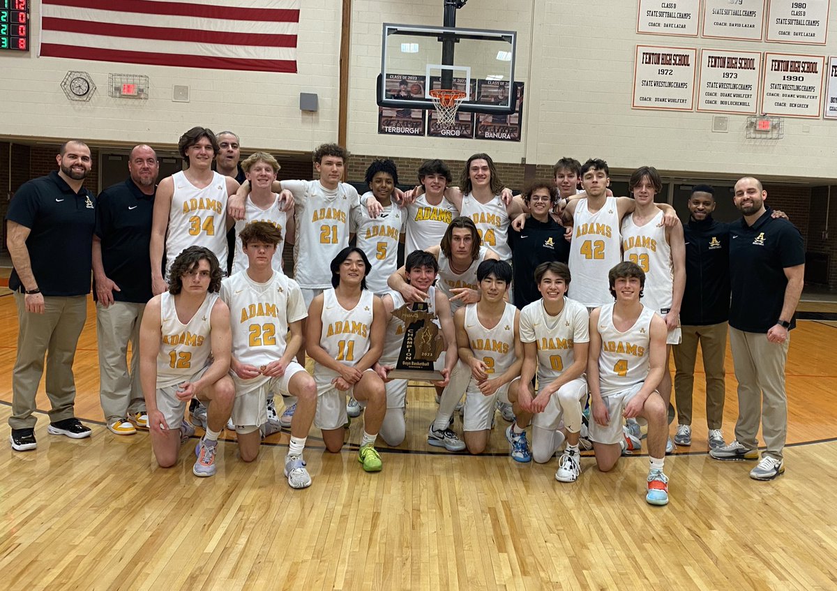Rochester Adams are Regional Champions for the first time in school history.