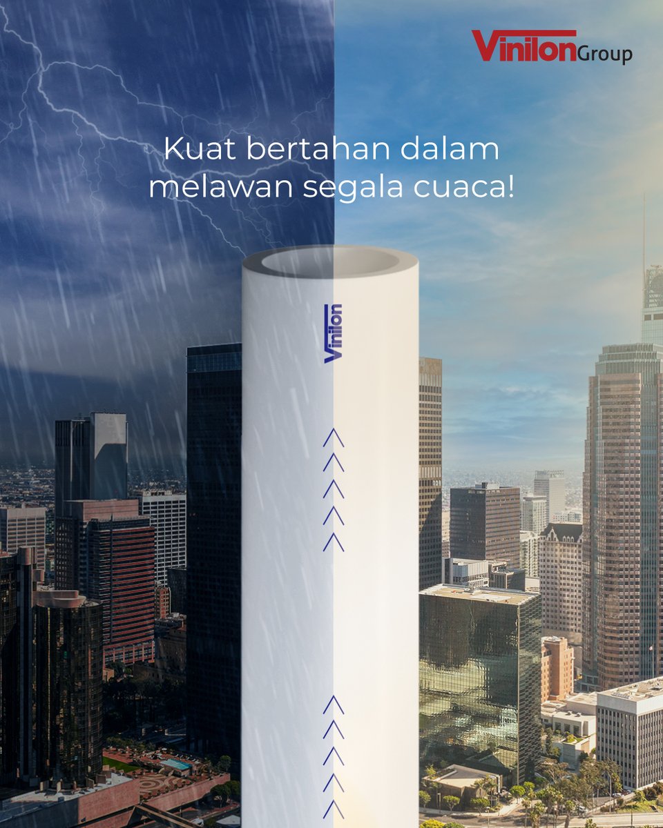 vinilon_group's tweet photo. Pipa Vinilon, pipa terkuat dalam melawan segala cuaca yang menghadang.

#vinilongroup #vinilon #sistemperpipaan #pilihanterbaik #kuatdanlentur #dariindonesiauntukindonesia #pipa #pipapvc https://t.co/v1ojy9saRj