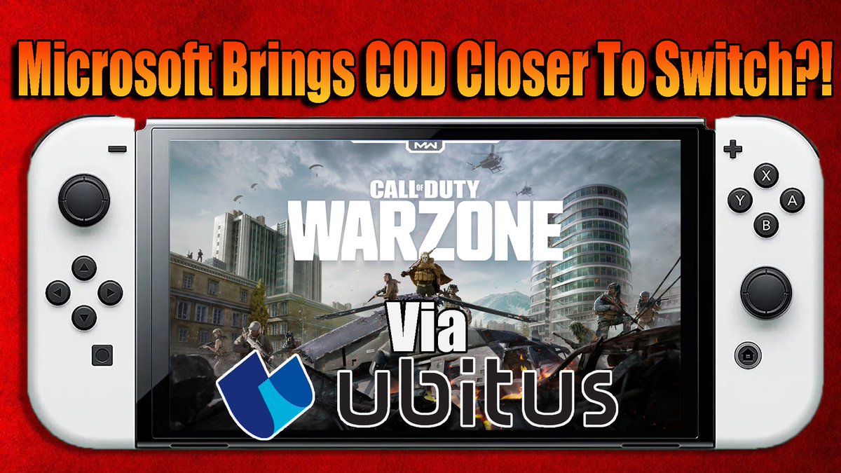 Attackdabacklog's tweet photo. Looks as though Call Of Duty may have got closer to appearing on the switch! Let's talk about it in todays episode of Nintendo NightCap,  link below! Retweets always appreciated 😊❤
https://t.co/bDDZuUdtsr

#NintendoSwitch #CallofDutyWarzone #Xbox #Nintendo #ubitus https://t.co/8n8dbIFx5y