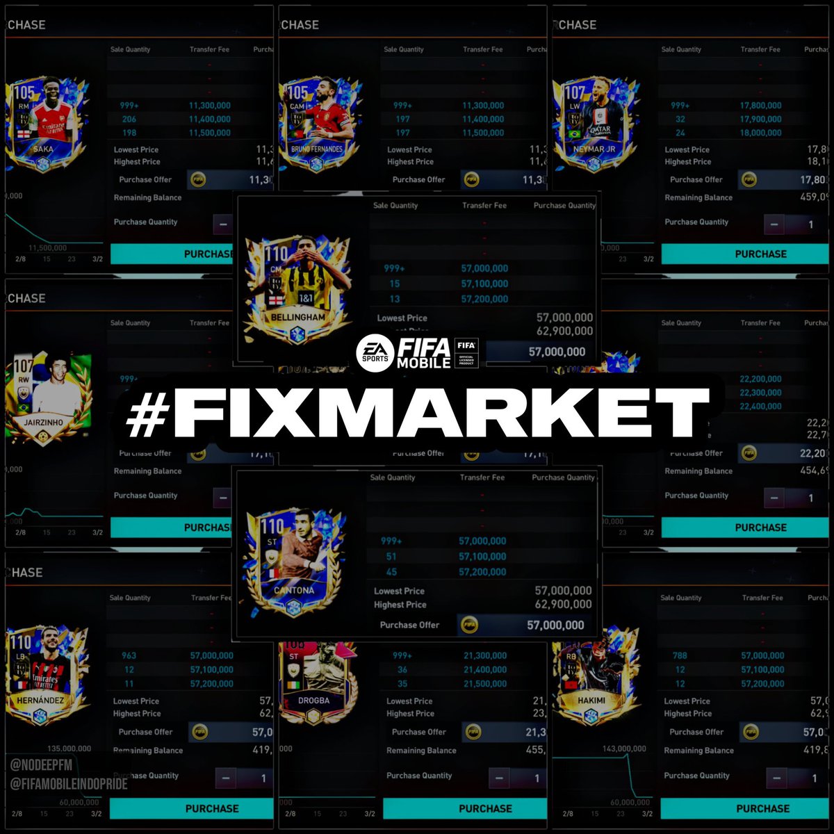 Heyboii14's tweet photo. @EAFIFAMOBILE Save your damn game #savefifamobile https://t.co/t3Oxp3MBRi