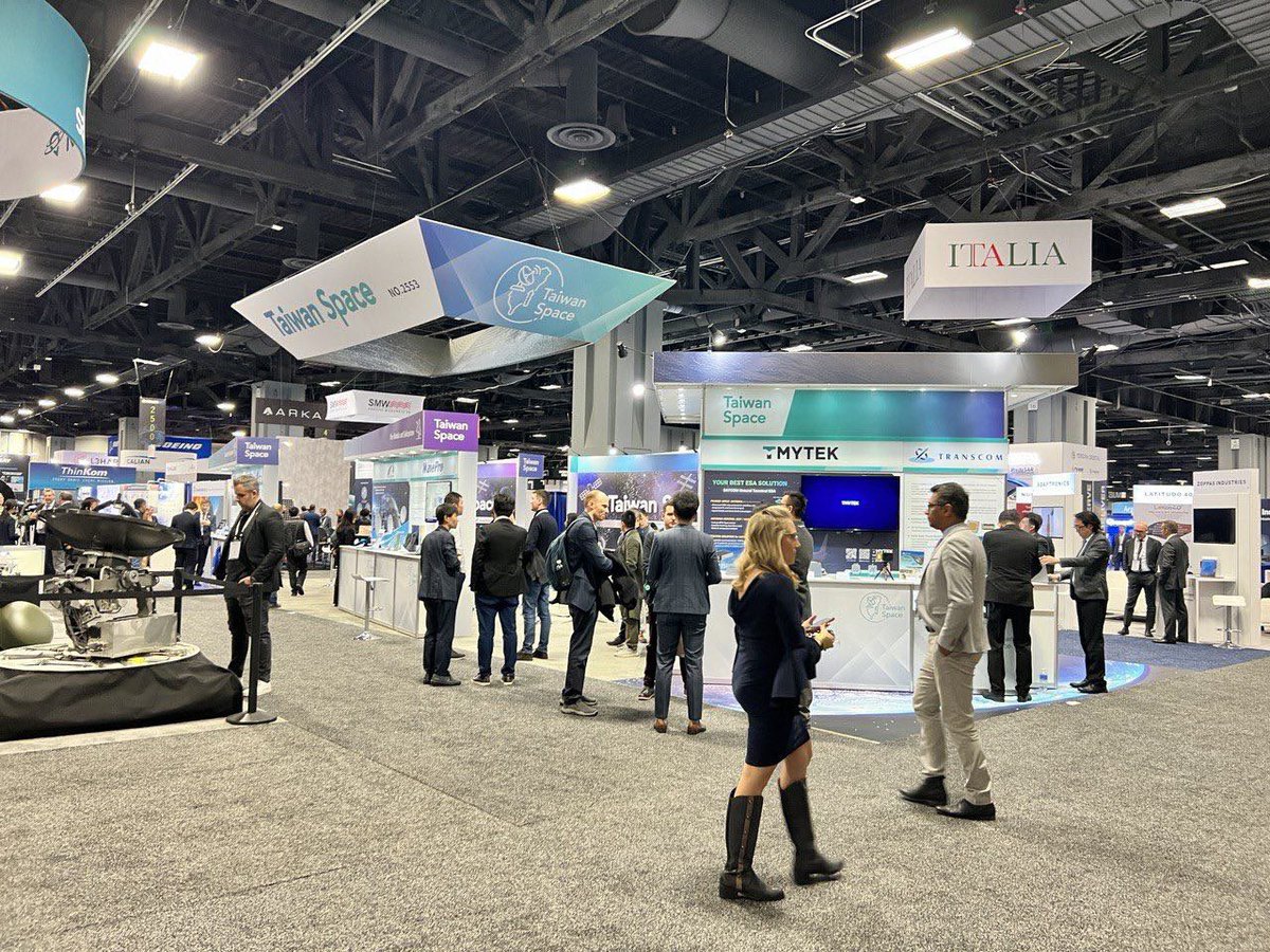 bikhim's tweet photo. Glad to visit the Taiwan Space pavilion at #Satellite2023 in DC today.  The Taiwanese companies demonstrated innovative technologies that will contribute to the future of global communications. https://t.co/nXtyXyBSoX