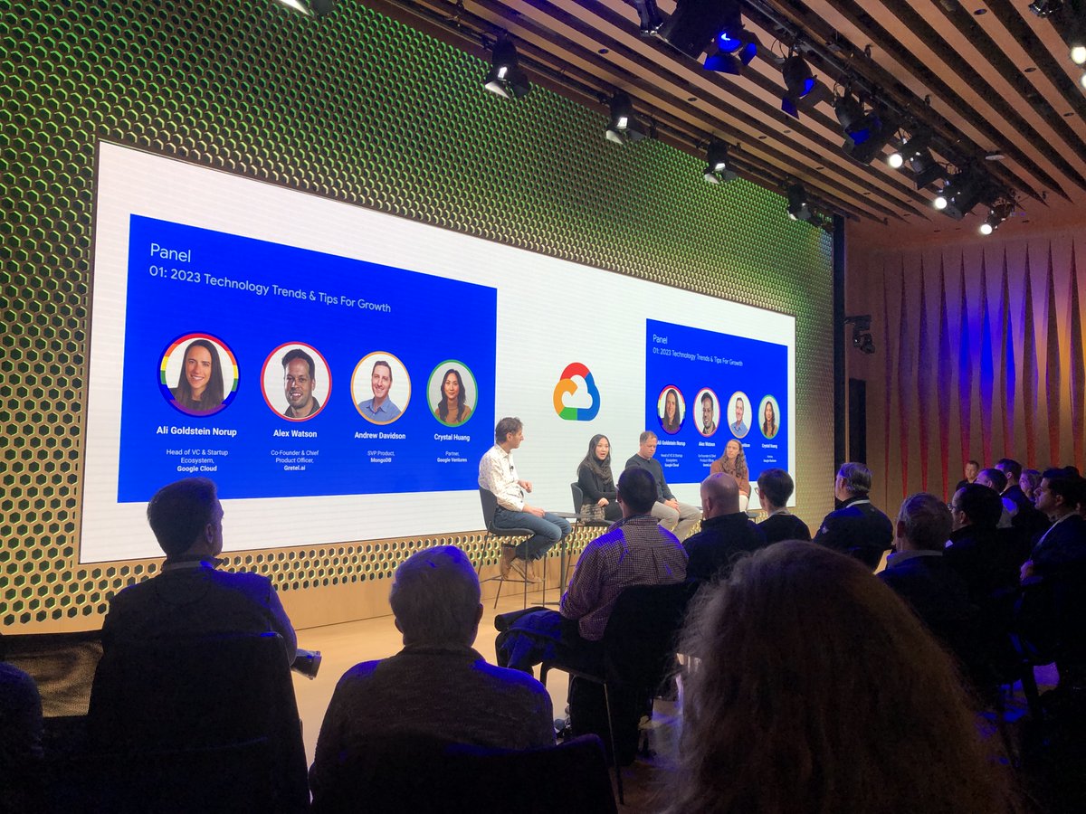 PigPugHealth's tweet photo. Incredible(it can not be in any other way ๐ ) one day conference by @Google @googlecloud . Speakers are
@CrystalHuang , @AlexWatson405 , Andrew Davidson, Alison Goldstein Norup...
#startup #google #pigpug #investing https://t.co/8pz8q9IJwz