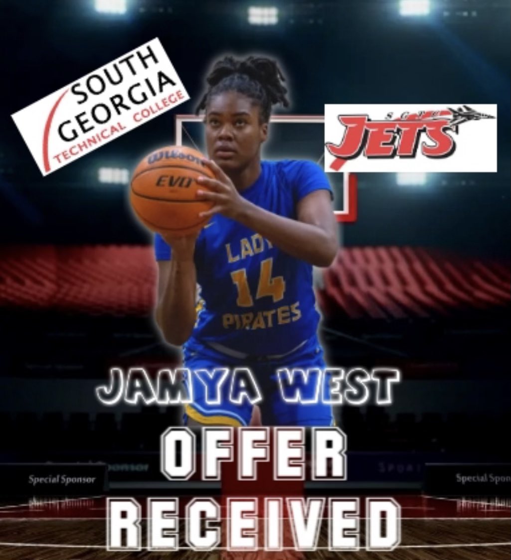 Congratulations to @Jamya_West14 !! We’re so proud of you!! You’re hard work never went unnoticed!! We appreciate you giving up your body for us! 🙏🏽🙌🏽💙💛🏴‍☠️ 🏀
