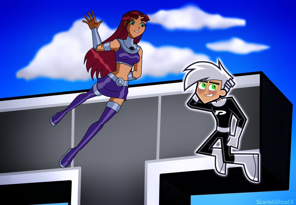 IAmOutBye1's tweet photo. Commission by the ever talented @ScarletGhostX.
Starfire of the Teen Titans meets Danny Phantom.
Thank you.
#DannyPhantom #Danny_Phantom #Starfire #TeenTitans https://t.co/6Xsuh1R3Wi