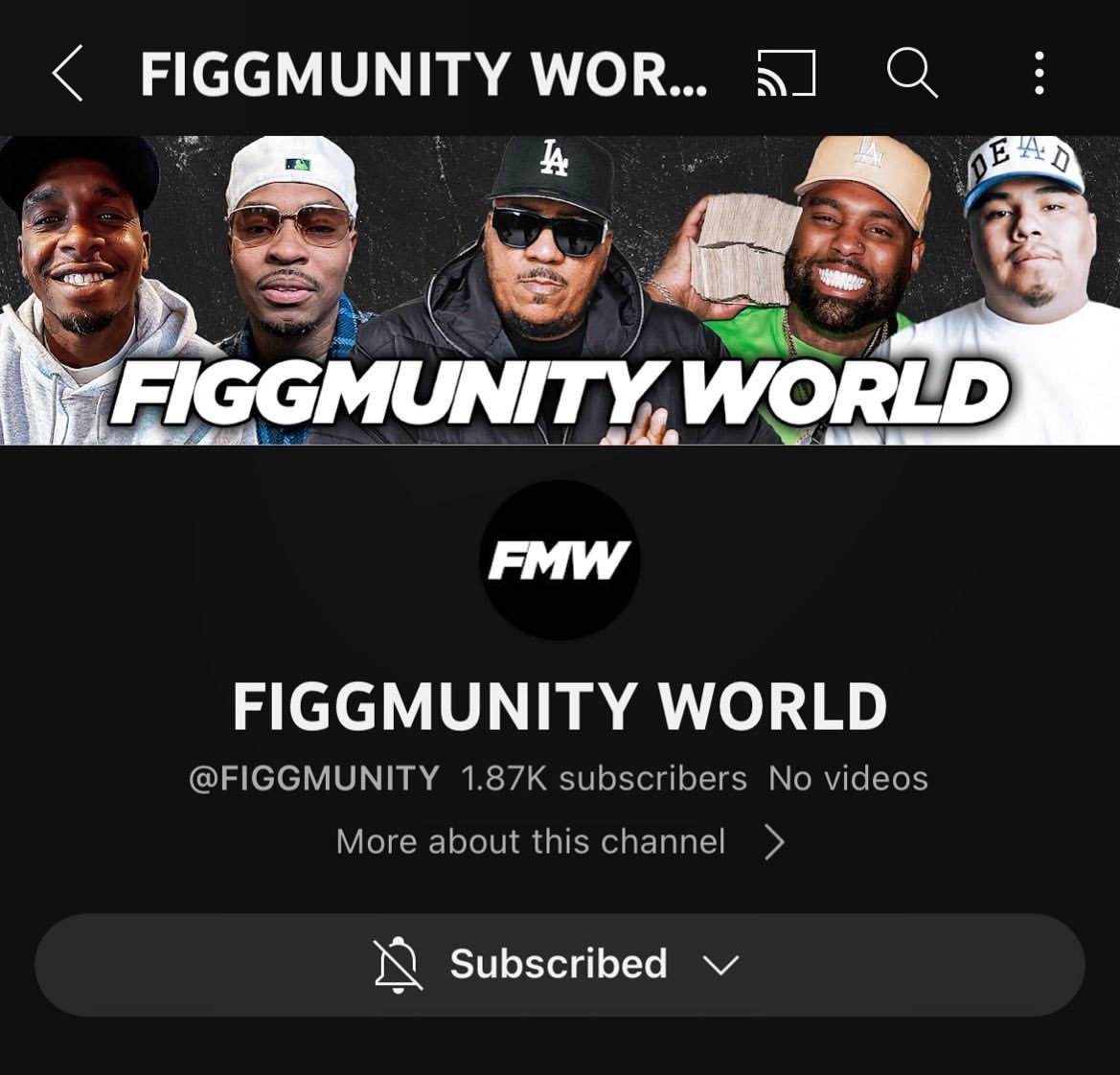 I stand with my brothers forever new beginnings,new blessings tune in to our new Show #ShameOnYou and subscribe to our new channel #FiggmunityWorld 🌎🌎