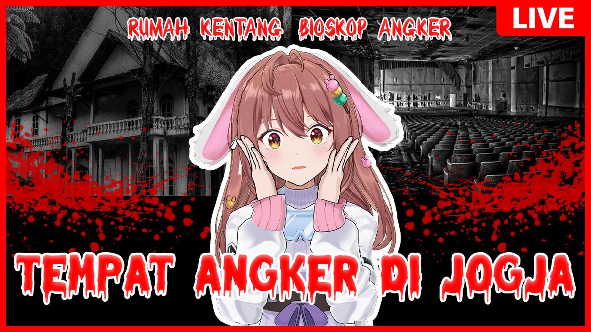 MaiAKAVirtual's tweet photo. SURAMATTO PAGIIII! 
siapkah ngobrol-ngobrol soal tempat angker di Jogja hari ini sama vtuber paling cinta horor? 😱
⏰ Sore ini jam 16:30 WIB
🔗 https://t.co/D84JNo4qRR
#MaiLIVEStream https://t.co/MqERtpOEtV