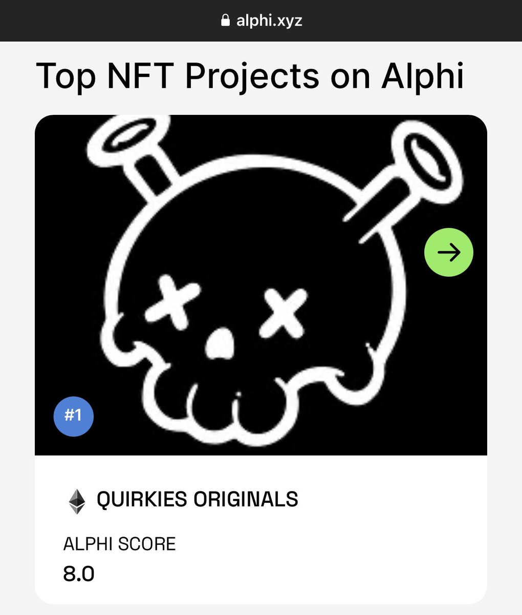 Top trusted project on <a href="/AlphiXYZ/">Alphi.XYZ 🤖</a> …