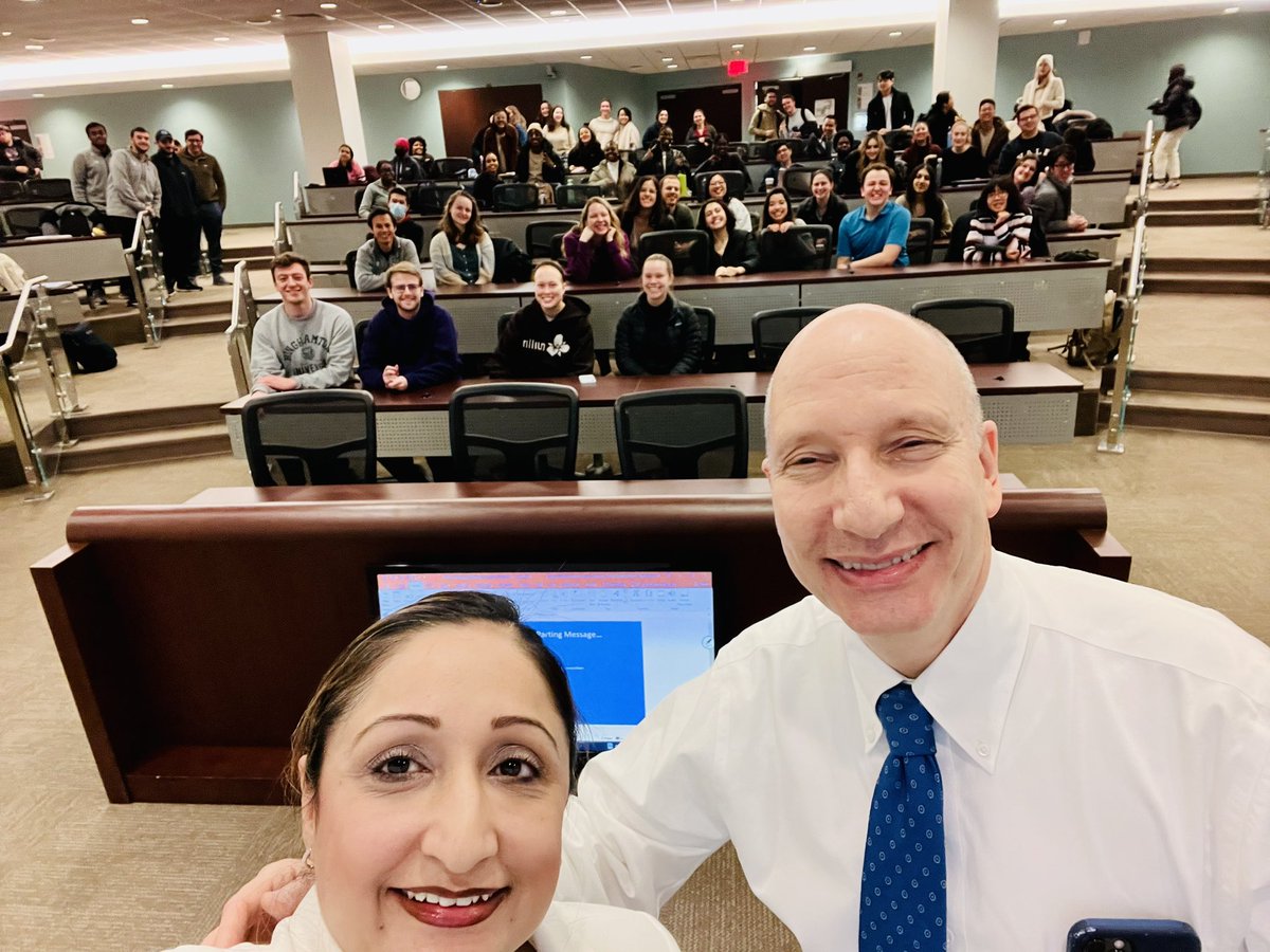 ZuckerSoM's tweet photo. Last day of Human Condition for our MS2s with Drs. Ahuja and Weiner @DrAhuja #medschoolLife #zsom #fow #lastDayOfClasses #zucker #hofstra #northwell https://t.co/0fBWjrzdqf