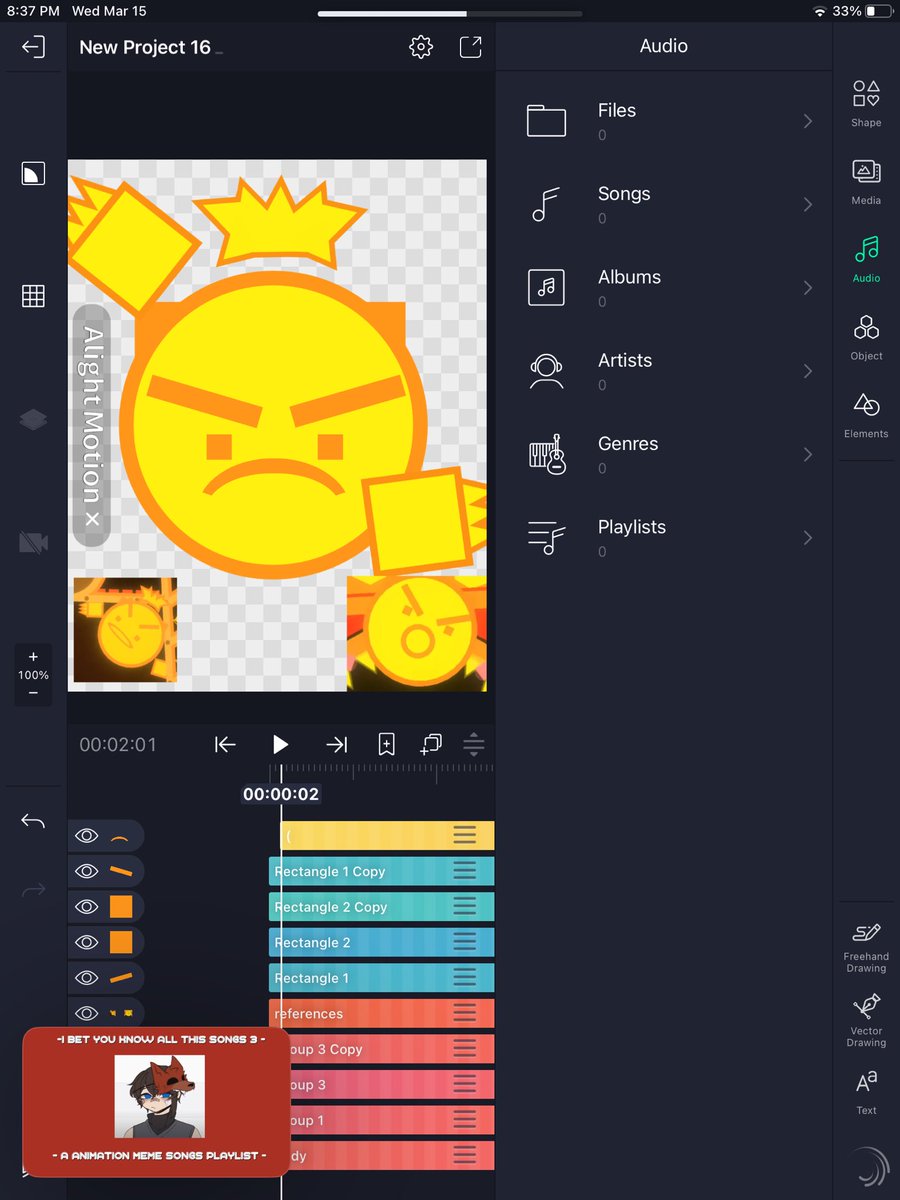 Nautilus_lol13's tweet photo. I made King Crazy in Alight Motion lol (pls let this get famous I took a long time on this :[ ) #projectarrhythmia #kingcrazy #pls #HELL #crazytrain #CHEESE https://t.co/p9NFFOFEGv